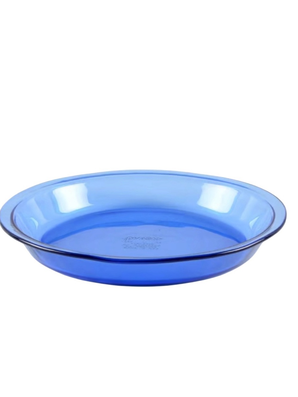 Pyrex Pie Plate 9" Cobalt Blue Glass Dish Vintage #209 USA Made EUC